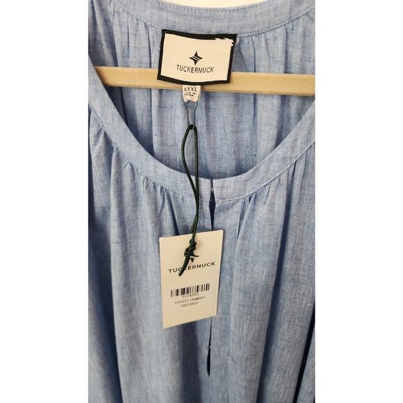 Tuckernuck Chambray Lyles Dress Sz 3XL - Picture 6 of 7